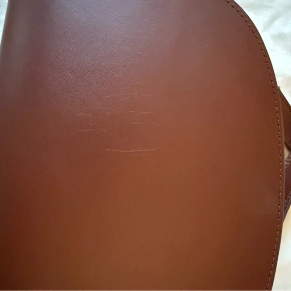 A.P.C. Demi Lune Rich Brown Crossbody Bag - Picture 4 of 6